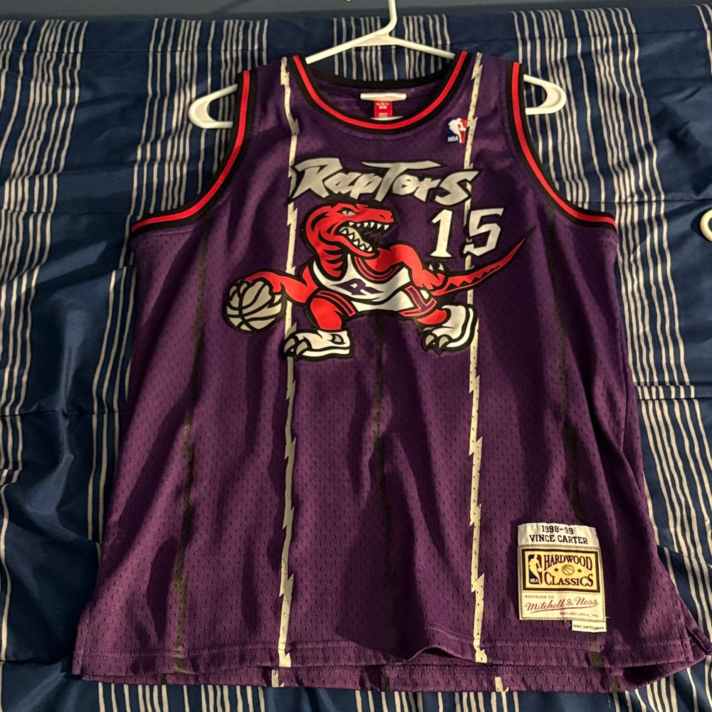 Mitchell & Ness Purple Raptors Jersey